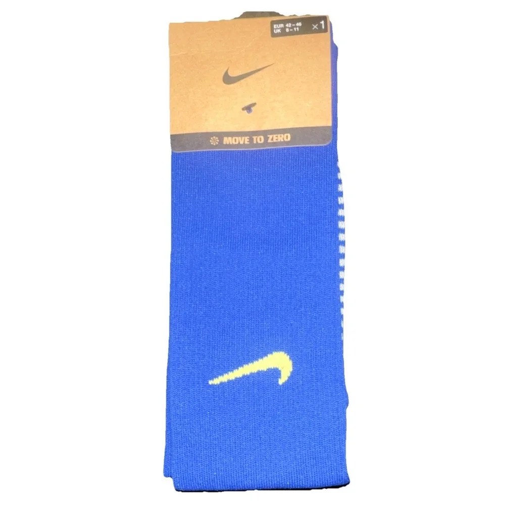 2N17/ Nike Barcelona Soccer Socks Blue Yellow White Size L/G